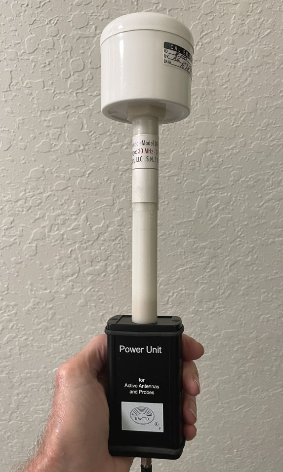 Isotropic Antenna for Spectrum Analyzer